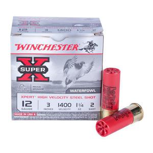 Winchester Super-X Xpert High Velocity 12 Gauge 3in #2 1-1/4oz Waterfowl Shotshells - 25 Rounds