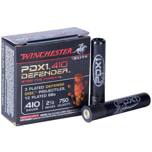 Winchester PDX1 Defender 410 Gauge 2-1/2in 3DD/12 BB Buckshot Shotshells – 10 Rounds – BB
