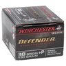 Winchester Supreme Defender PDX1 380 Auto (ACP) 95gr BJHP Handgun Ammo - 20 Rounds
