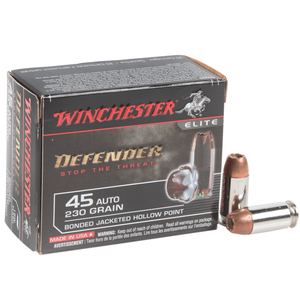 Winchester Supreme Defender PDX1 45 Auto (ACP) 230gr BJHP Handgun Ammo - 20 Rounds