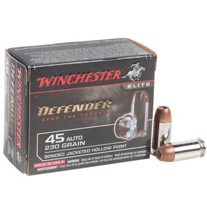 Winchester Supreme Defender PDX1 45 Auto (ACP) 230gr BJHP Handgun Ammo - 20 Rounds Winchester Supreme Defender PDX1 45 Auto (ACP) 230gr BJHP Handgun Ammo - 20 Rounds