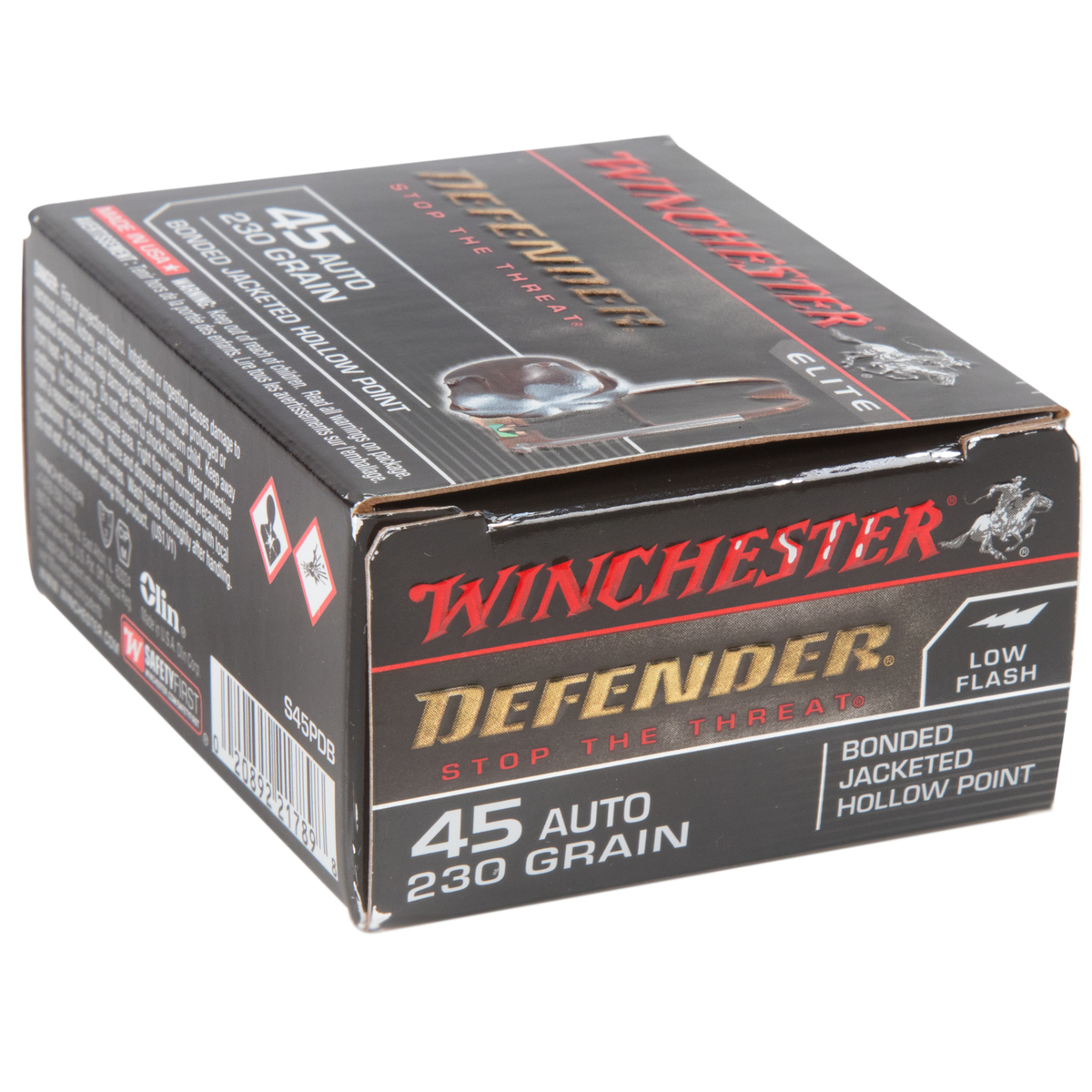 Winchester Supreme Defender PDX1 45 Auto (ACP) 230gr BJHP Handgun Ammo - 20 Rounds Winchester Supreme Defender PDX1 45 Auto (ACP) 230gr BJHP Handgun Ammo - 20 Rounds