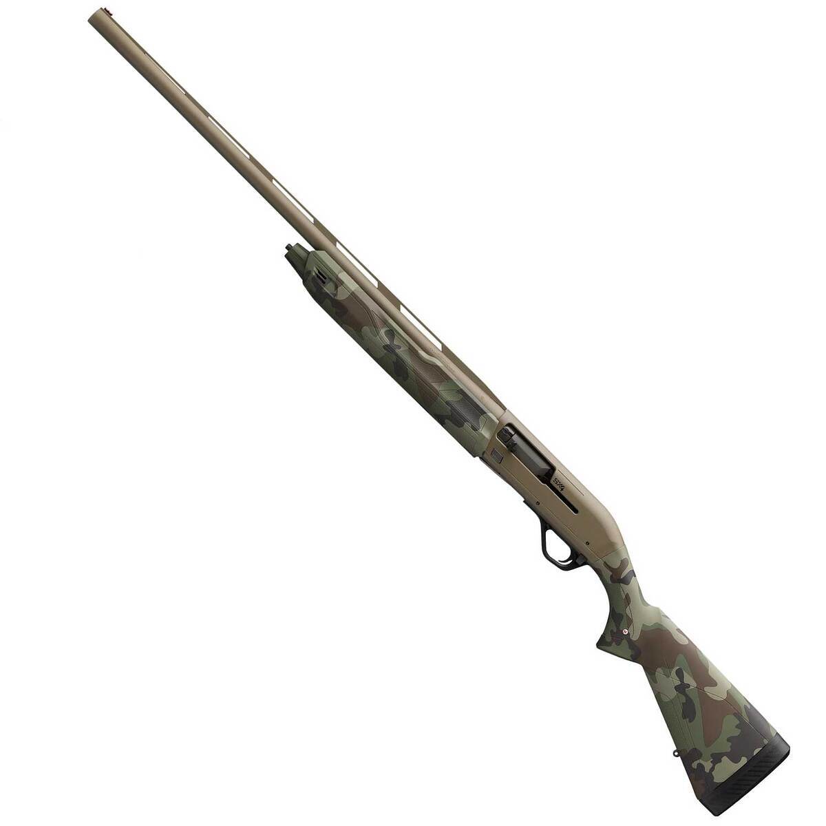 Winchester SX4 Hybrid Hunter Flat Dark Earth Cerakote/Woodland Camo 12 Gauge 3-1/2in Left Hand Semi Automatic Shotgun - 28in - Camo Winchester SX4 Hybrid Hunter Flat Dark Earth Cerakote/Woodland Camo 12 Gauge 3-1/2in Left Hand Semi Automatic Shotgun - 28in - Camo