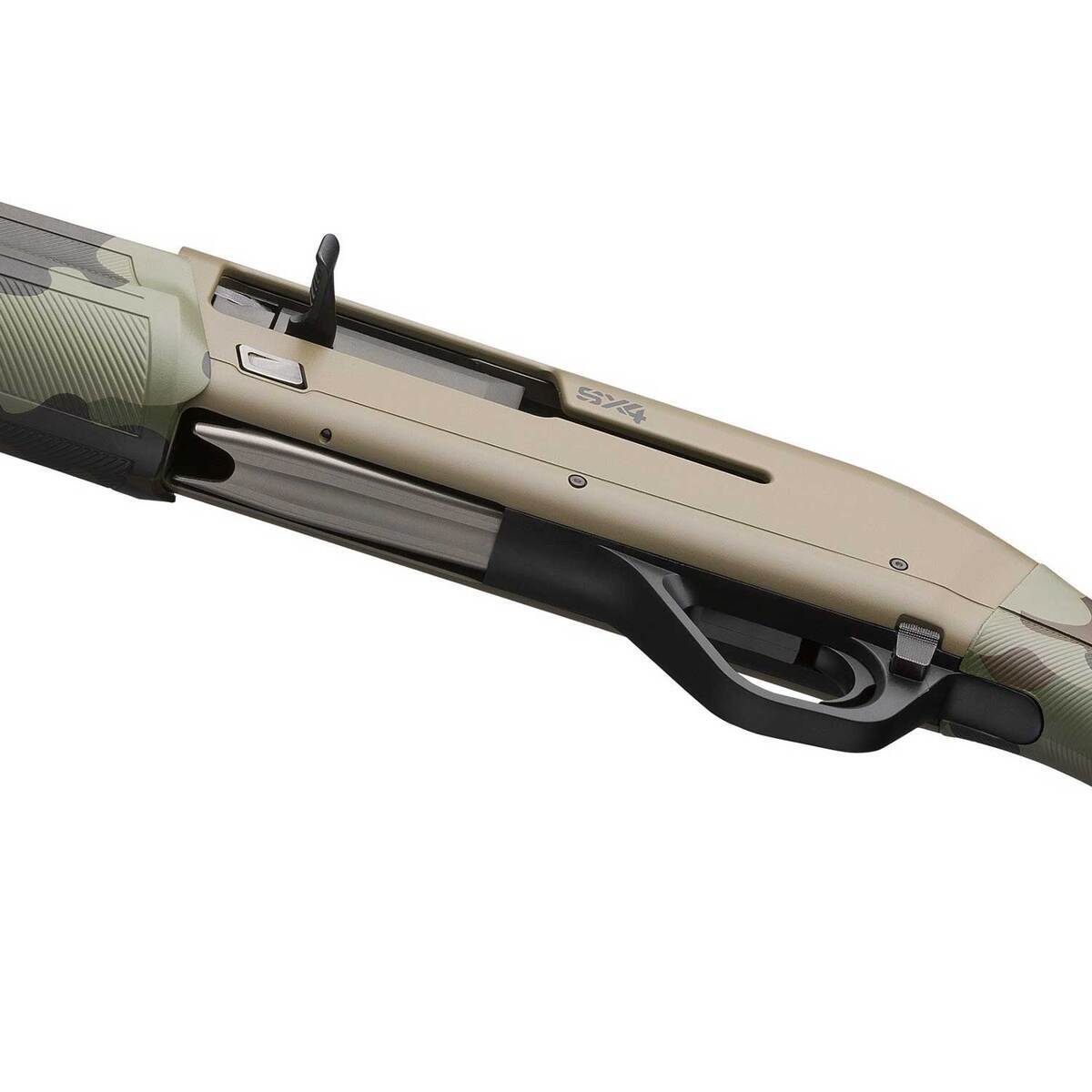 Winchester SX4 Hybrid Hunter Flat Dark Earth Cerakote/Woodland Camo 12 Gauge 3-1/2in Left Hand Semi Automatic Shotgun - 28in - Camo Winchester SX4 Hybrid Hunter Flat Dark Earth Cerakote/Woodland Camo 12 Gauge 3-1/2in Left Hand Semi Automatic Shotgun - 28in - Camo