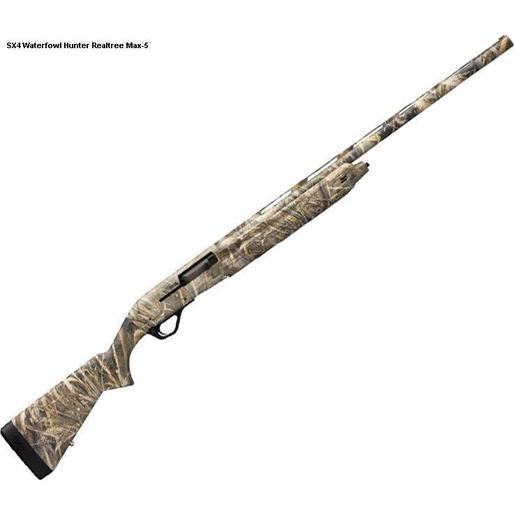 Winchester SX4 Waterfowl Hunter Realtree Max-5 12 Gauge 3in Semi Automatic Shotgun - 26in - Camo image