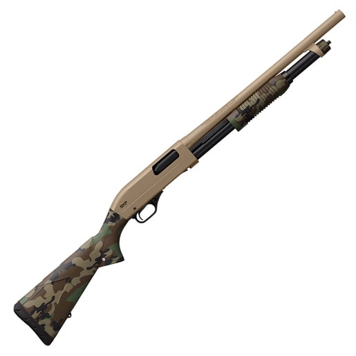 Winchester SXP Defender FDE Permacote 12 Gauge 3in Pump Shotgun - 18in - Camo image