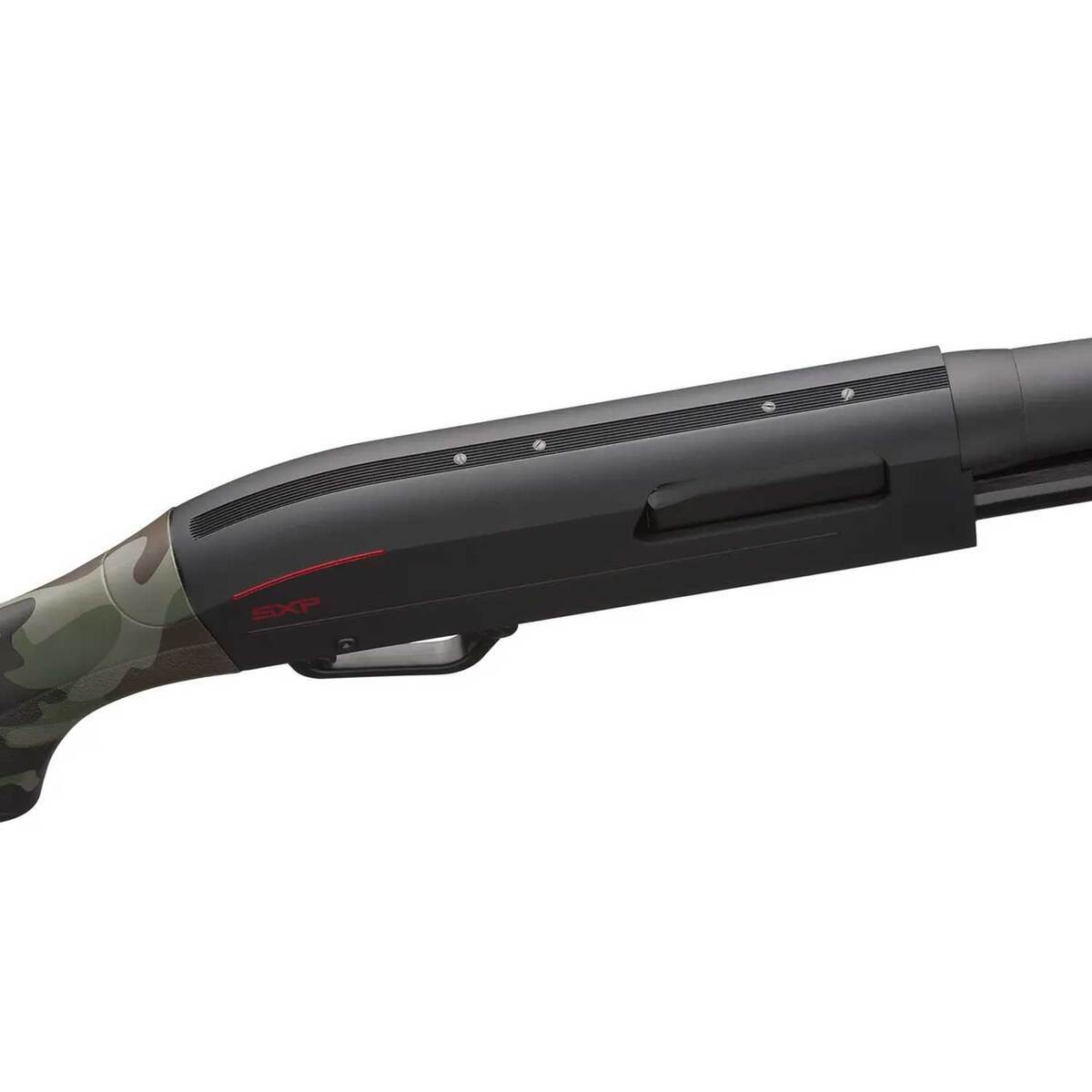 Winchester SXP Hybrid Defender 12 Gauge 3in Woodland Matte Black Pump Shotgun - 18in - Camo Winchester SXP Hybrid Defender 12 Gauge 3in Woodland Matte Black Pump Shotgun - 18in - Camo