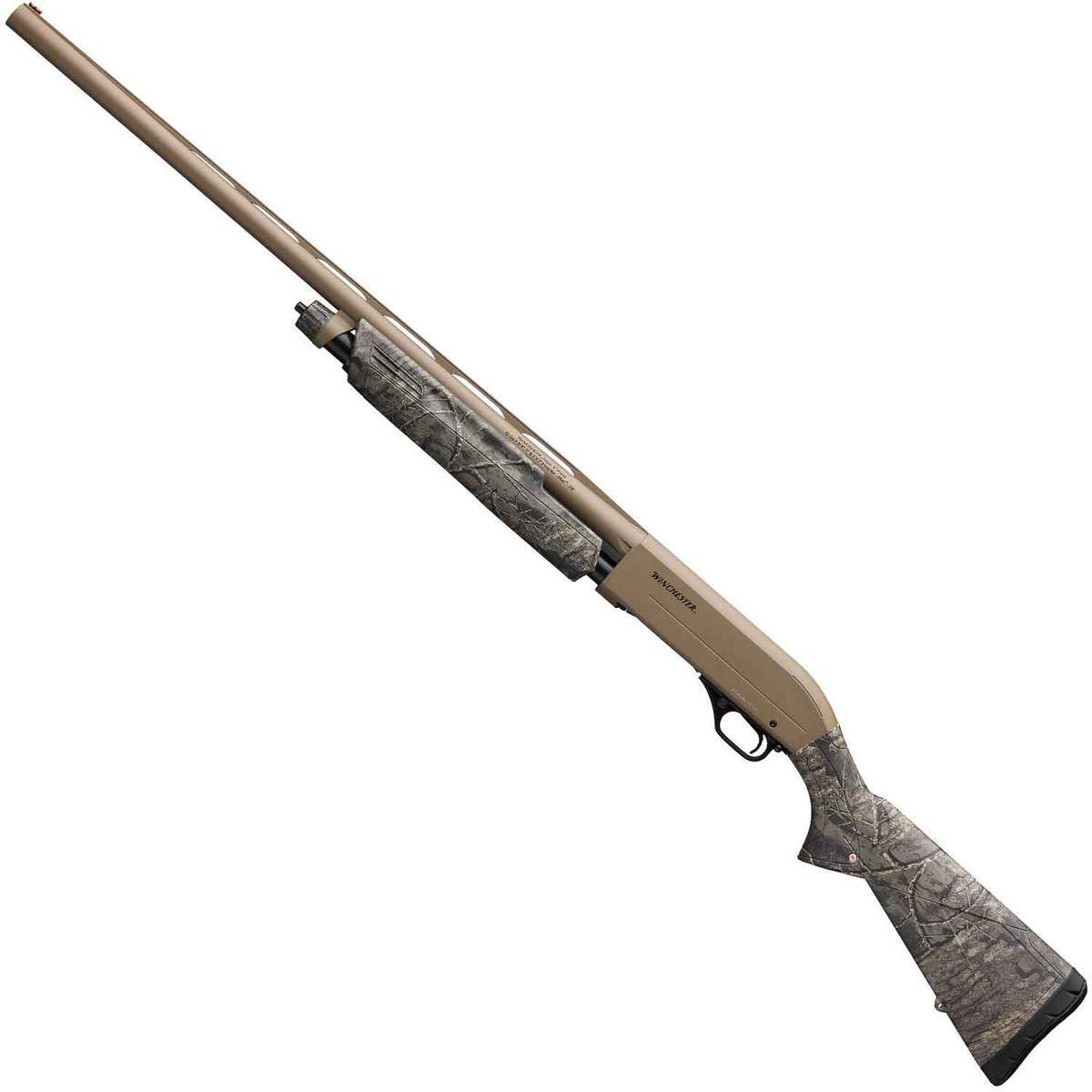 Winchester SXP Hybrid Hunter Flat Dark Earth 12 Gauge 3-1/5in Pump Action Shotgun - 28in - Realtree Timber Camo Winchester SXP Hybrid Hunter Flat Dark Earth 12 Gauge 3-1/5in Pump Action Shotgun - 28in - Realtree Timber Camo
