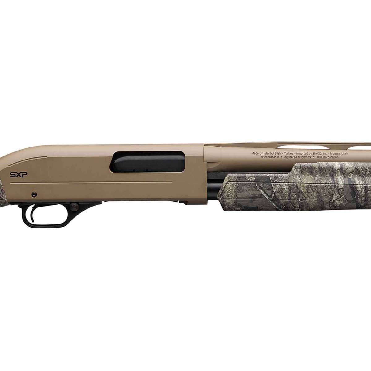 Winchester SXP Hybrid Hunter Flat Dark Earth 12 Gauge 3-1/5in Pump Action Shotgun - 28in - Realtree Timber Camo Winchester SXP Hybrid Hunter Flat Dark Earth 12 Gauge 3-1/5in Pump Action Shotgun - 28in - Realtree Timber Camo