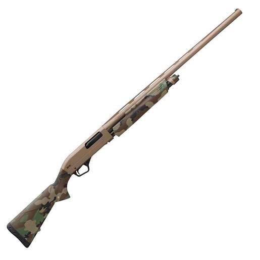 Winchester SXP Hybrid Hunter Flat Dark Earth Permacote/Woodland Camo 12 Gauge 3in Pump Shotgun - 28in - Camo image