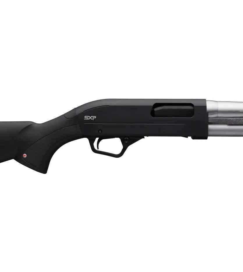Winchester SXP Marine Defender Matte Black/Chrome 12 Gauge 3in Pump Action Shotgun - 18in - Black Winchester SXP Marine Defender Matte Black/Chrome 12 Gauge 3in Pump Action Shotgun - 18in - Black