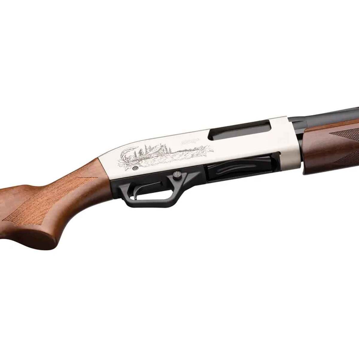 Winchester SXP Upland Field Matte Nickel 20 Gauge 3in Pump Action Shotgun - 28in - Brown Winchester SXP Upland Field Matte Nickel 20 Gauge 3in Pump Action Shotgun - 28in - Brown