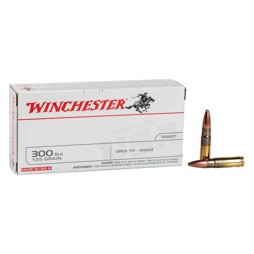 Winchester Target 300 AAC Blackout 125gr OT Rifle Ammo – 20 Rounds