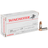 Winchester Target 38 Super Auto +P 130gr FMJ Handgun Ammo - 50 Rounds