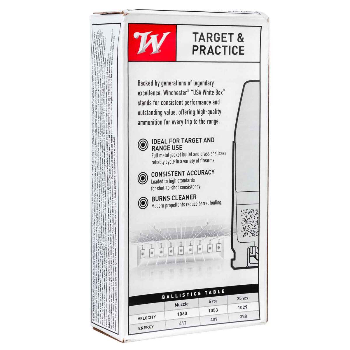 Winchester Target 40 S&W 165gr FMJ Handgun Ammo - 50 Rounds Winchester Target 40 S&W 165gr FMJ Handgun Ammo - 50 Rounds