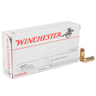 Winchester Target 40 S&W 180gr FMJ Handgun Ammo - 50 Rounds