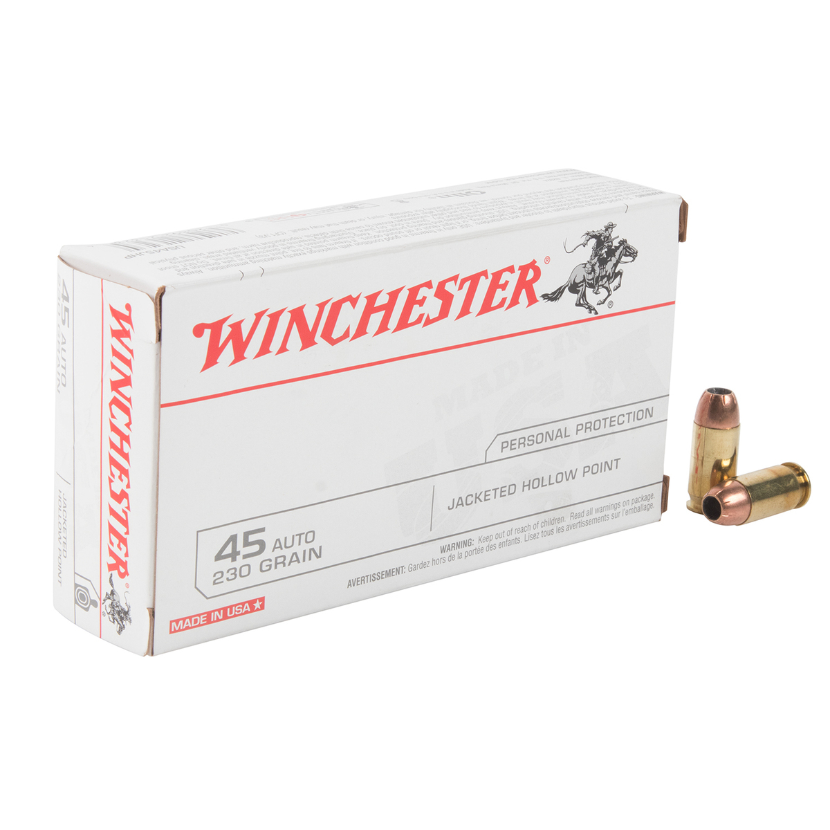 Winchester Target 45 Auto (ACP) 230gr JHP Handgun Ammo - 50 Rounds Winchester Target 45 Auto (ACP) 230gr JHP Handgun Ammo - 50 Rounds