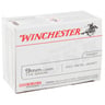 Winchester USA White Box 9mm Luger 115gr FMJ Handgun Ammo - 100 Rounds