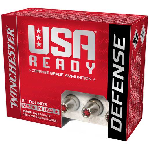Winchester USA Ready 9mm Luger 124gr HP Handgun Ammo Ammo - 20 Rounds 20 Rounds Ammo