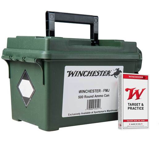 Winchester USA White Box 10mm Auto 180gr FMJ Handgun Ammo Ammo - Bulk 500 Rounds Bulk 500 Rounds Ammo