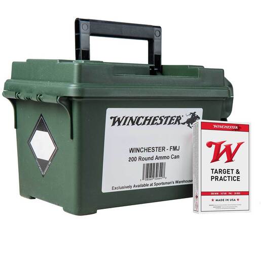 Winchester USA White Box 308 Winchester 147gr FMJ Rifle Ammo Ammo - 200 Rounds 200 Rounds Ammo