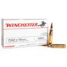 Winchester USA White Box 7.62x51 NATO 149gr FMJLC Rifle Ammo - 20 Rounds