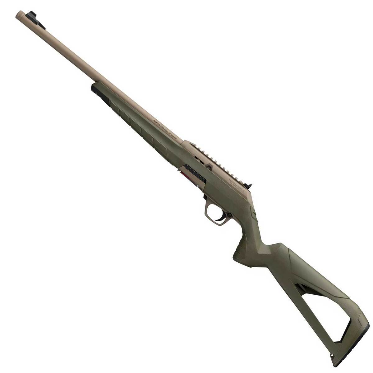 Winchester Wildcat 22 SR (Suppressor Ready) 22 Long Rifle OD Green Flat Dark Earth Semi Automatic Rifle - 16.5in - Green Winchester Wildcat 22 SR (Suppressor Ready) 22 Long Rifle OD Green Flat Dark Earth Semi Automatic Rifle - 16.5in - Green