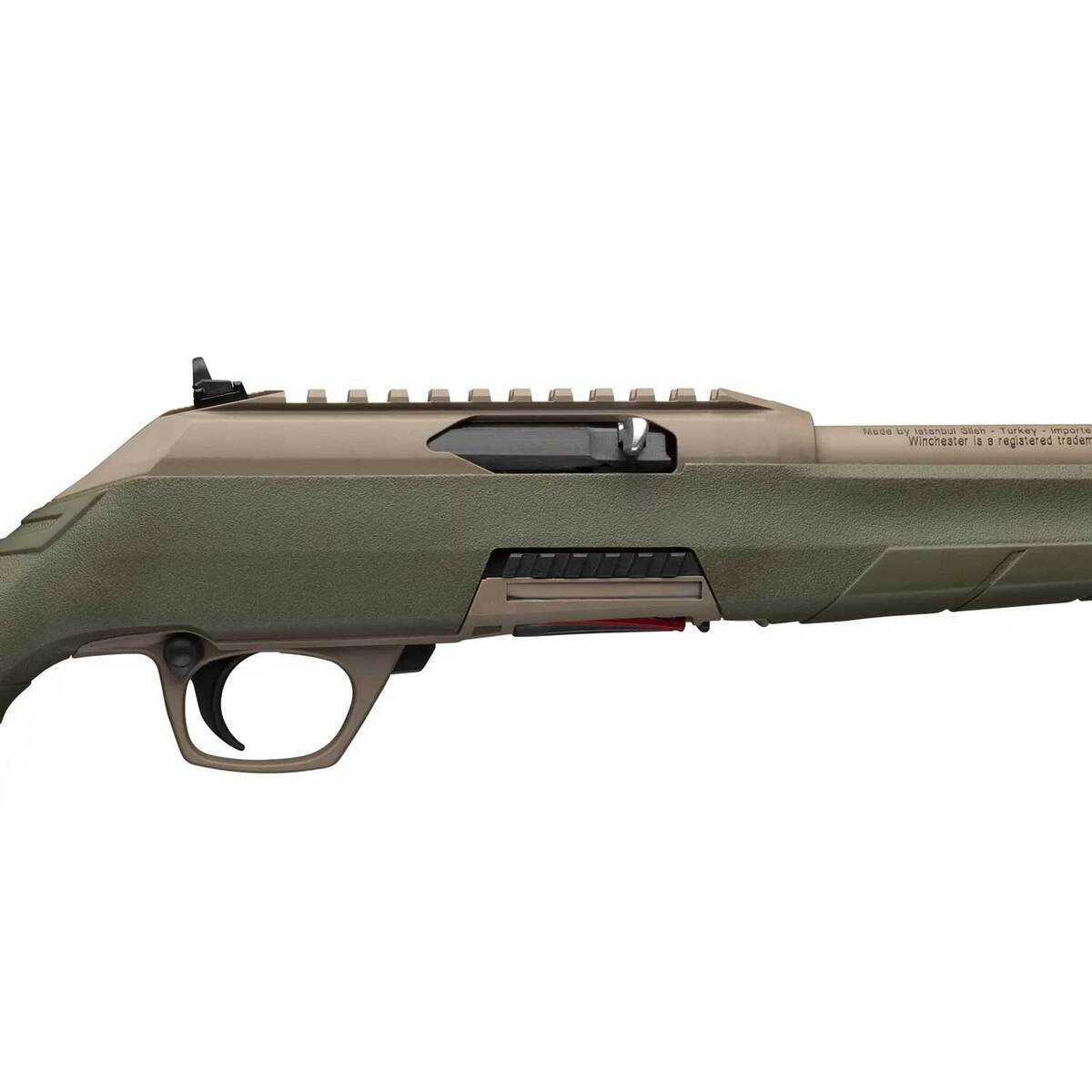 Winchester Wildcat 22 SR (Suppressor Ready) 22 Long Rifle OD Green Flat Dark Earth Semi Automatic Rifle - 16.5in - Green Winchester Wildcat 22 SR (Suppressor Ready) 22 Long Rifle OD Green Flat Dark Earth Semi Automatic Rifle - 16.5in - Green