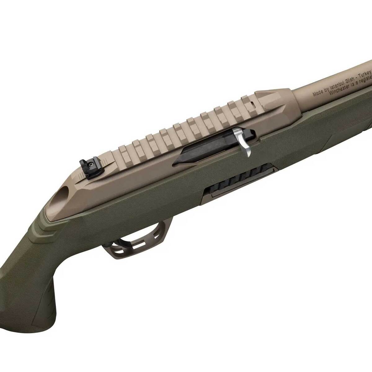 Winchester Wildcat 22 SR (Suppressor Ready) 22 Long Rifle OD Green Flat Dark Earth Semi Automatic Rifle - 16.5in - Green Winchester Wildcat 22 SR (Suppressor Ready) 22 Long Rifle OD Green Flat Dark Earth Semi Automatic Rifle - 16.5in - Green