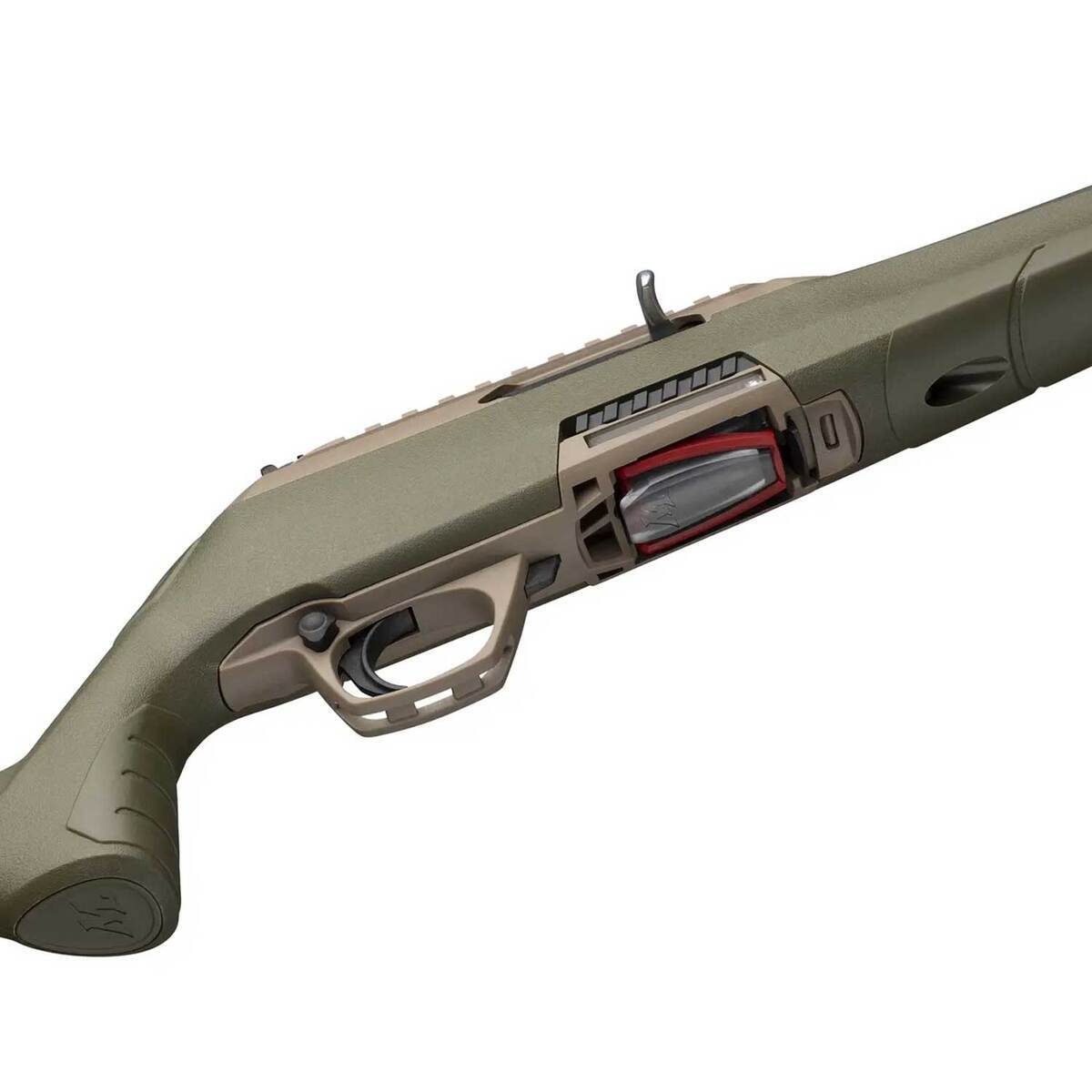 Winchester Wildcat 22 SR (Suppressor Ready) 22 Long Rifle OD Green Flat Dark Earth Semi Automatic Rifle - 16.5in - Green Winchester Wildcat 22 SR (Suppressor Ready) 22 Long Rifle OD Green Flat Dark Earth Semi Automatic Rifle - 16.5in - Green
