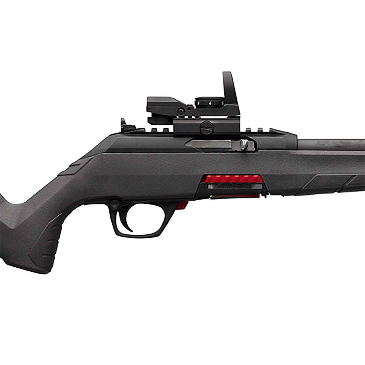 Point 22 Riffle Winchester Wildcat Combo 22 Long Rifle Matte Black Semi Automatic Rifle ...
