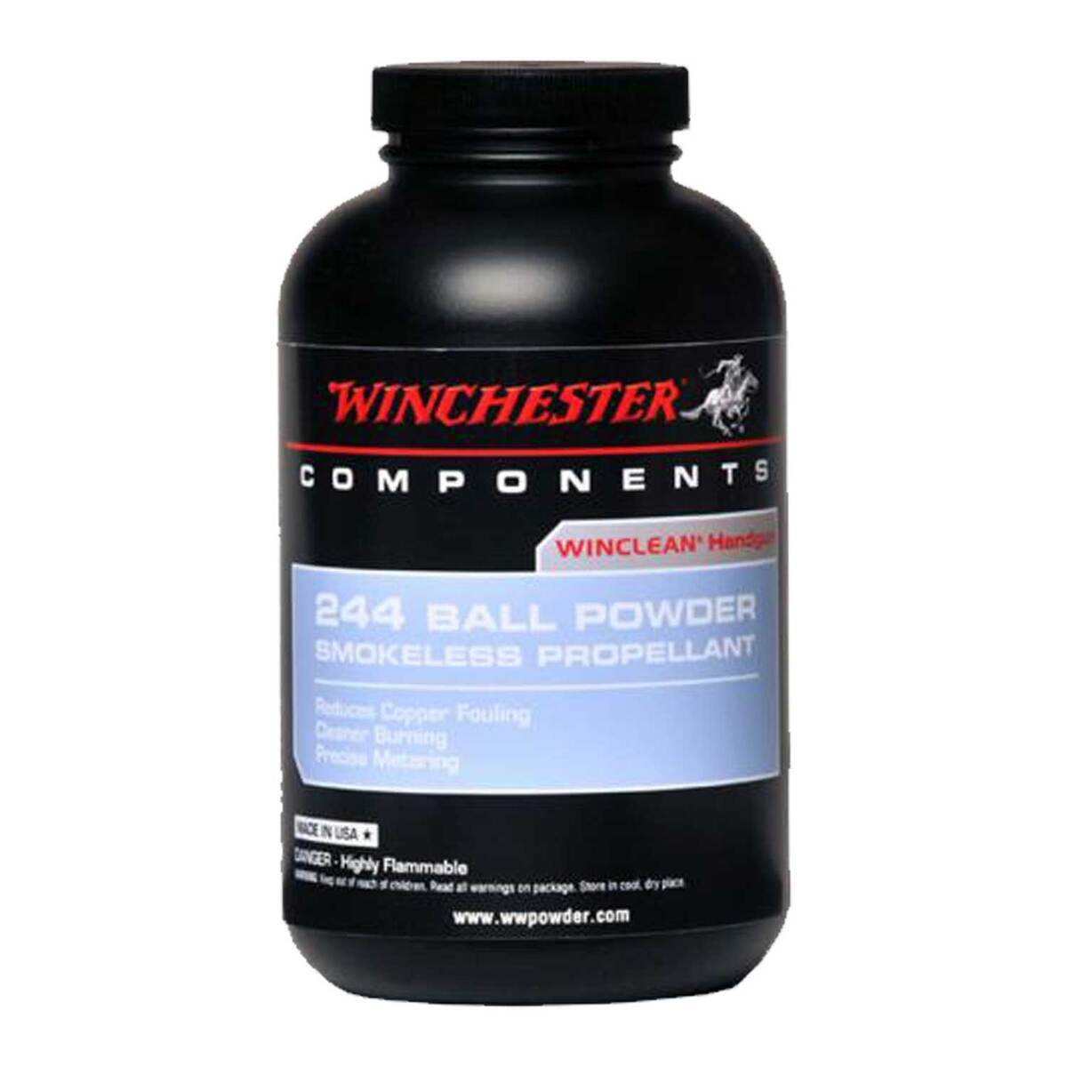 Winchester Winclean 244 Ball Powder - 1lb Can Winchester Winclean 244 Ball Powder - 1lb Can