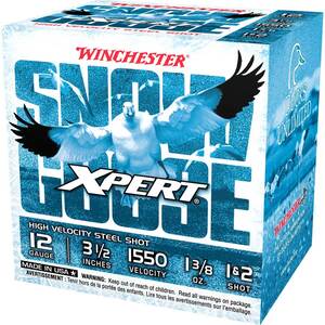 Winchester Xpert 12 Gauge 3-1/2in 1-3/8oz #1,2 Waterfowl Shotshells - 25 Rounds
