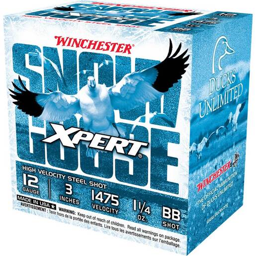 Winchester Xpert 12 Gauge 3in 1.25oz BB Waterfowl Shotshells – 25 Rounds – BB