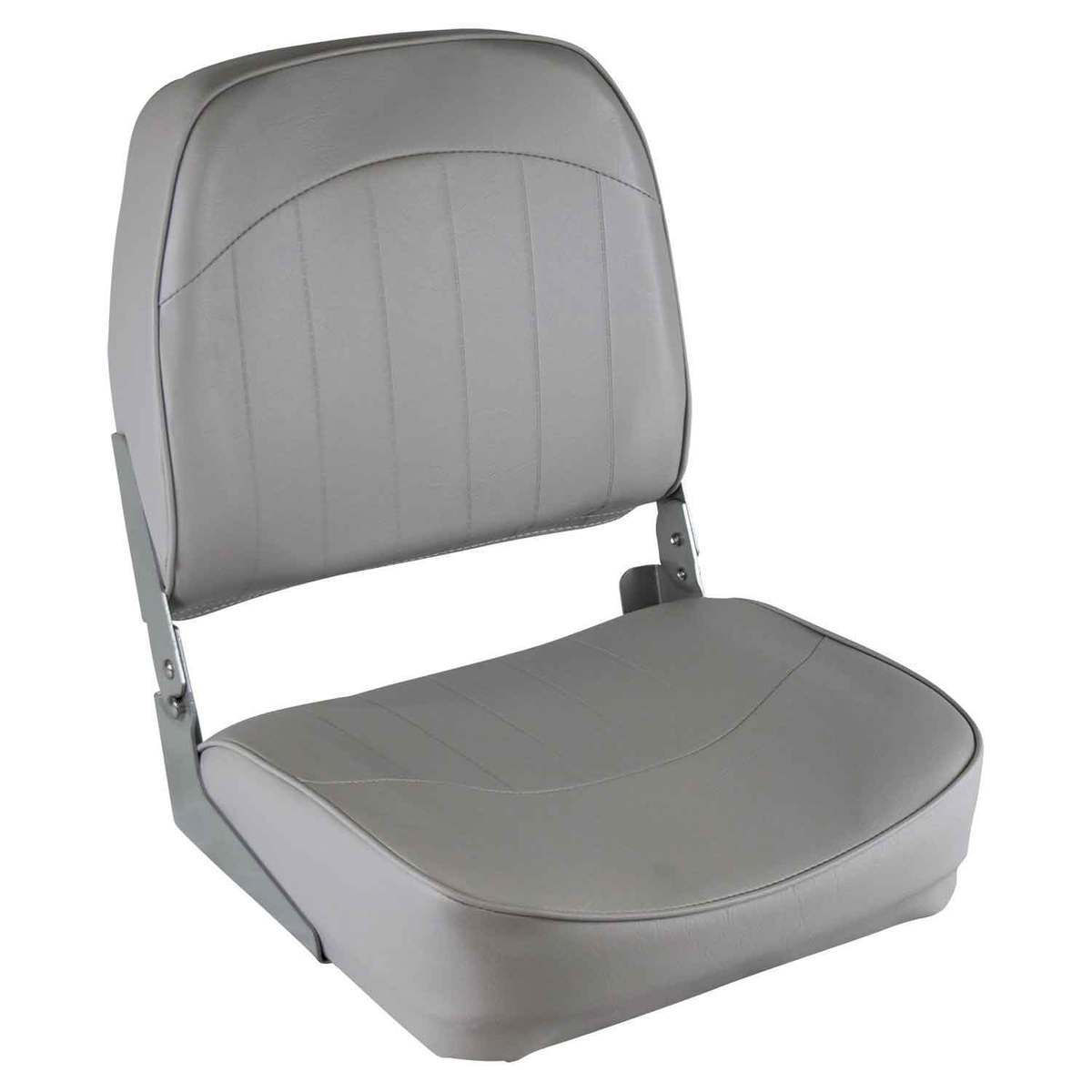 Wise Low Back Fishing Boat Seat, Grey 3313-717