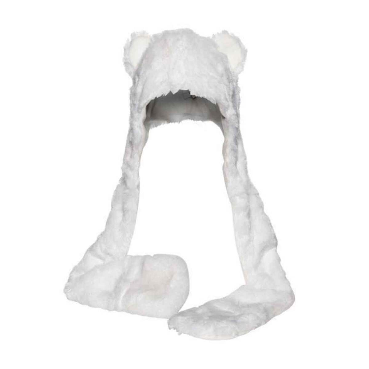 Wishpets Adult Fleece Animal Hat - Polar Bear One Size Fits Most Wishpets Adult Fleece Animal Hat - Polar Bear One Size Fits Most