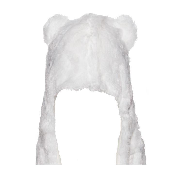 Wishpets Adult Fleece Animal Hat - Polar Bear One Size Fits Most Wishpets Adult Fleece Animal Hat - Polar Bear One Size Fits Most