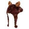Wishpets Women's Moose Earflap Beanie - Brown - Brown One Size Fits Most