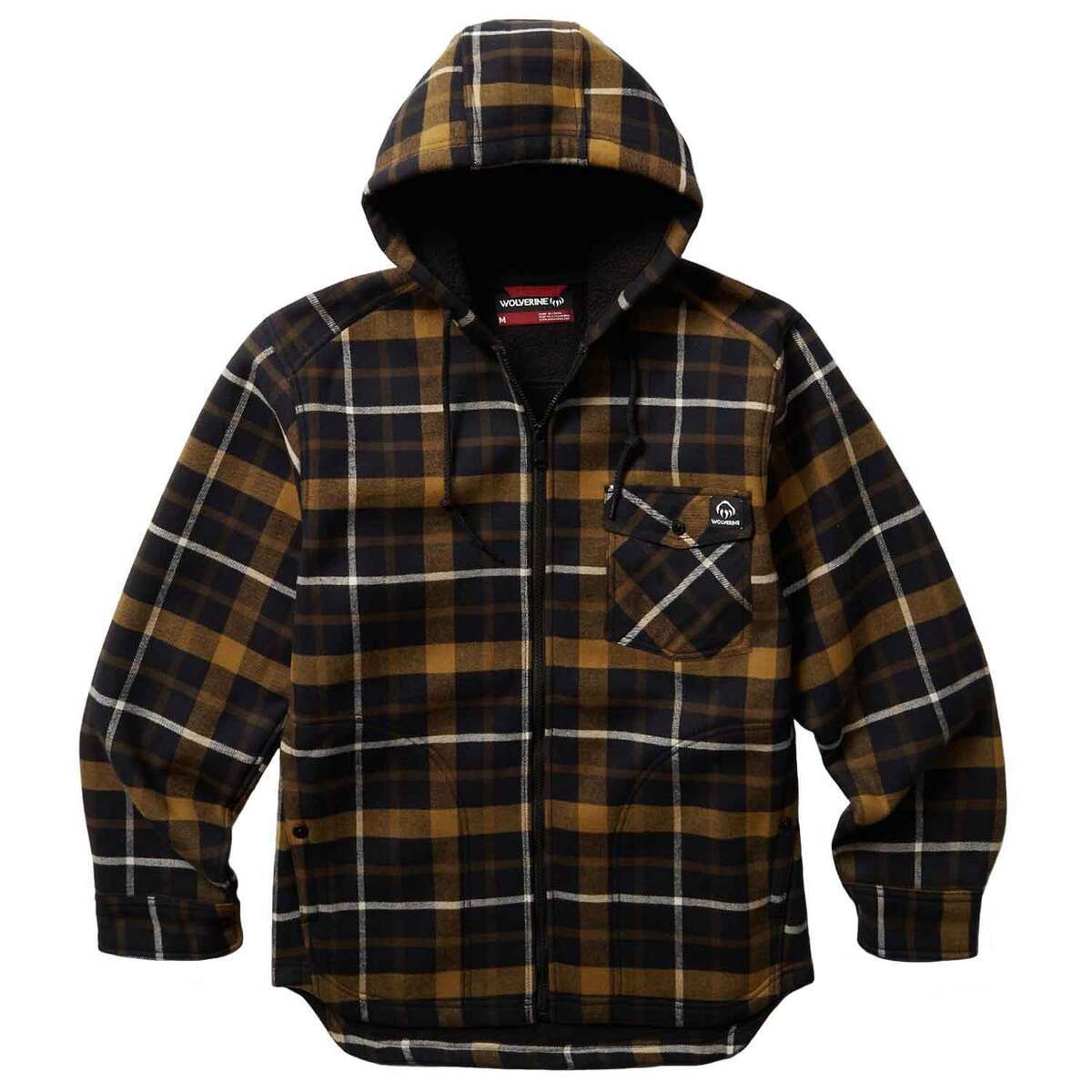 Wolverine Men's Bucksaw Sherpa Long Sleeve Shirt Jacket Wolverine Men's Bucksaw Sherpa Long Sleeve Shirt Jacket