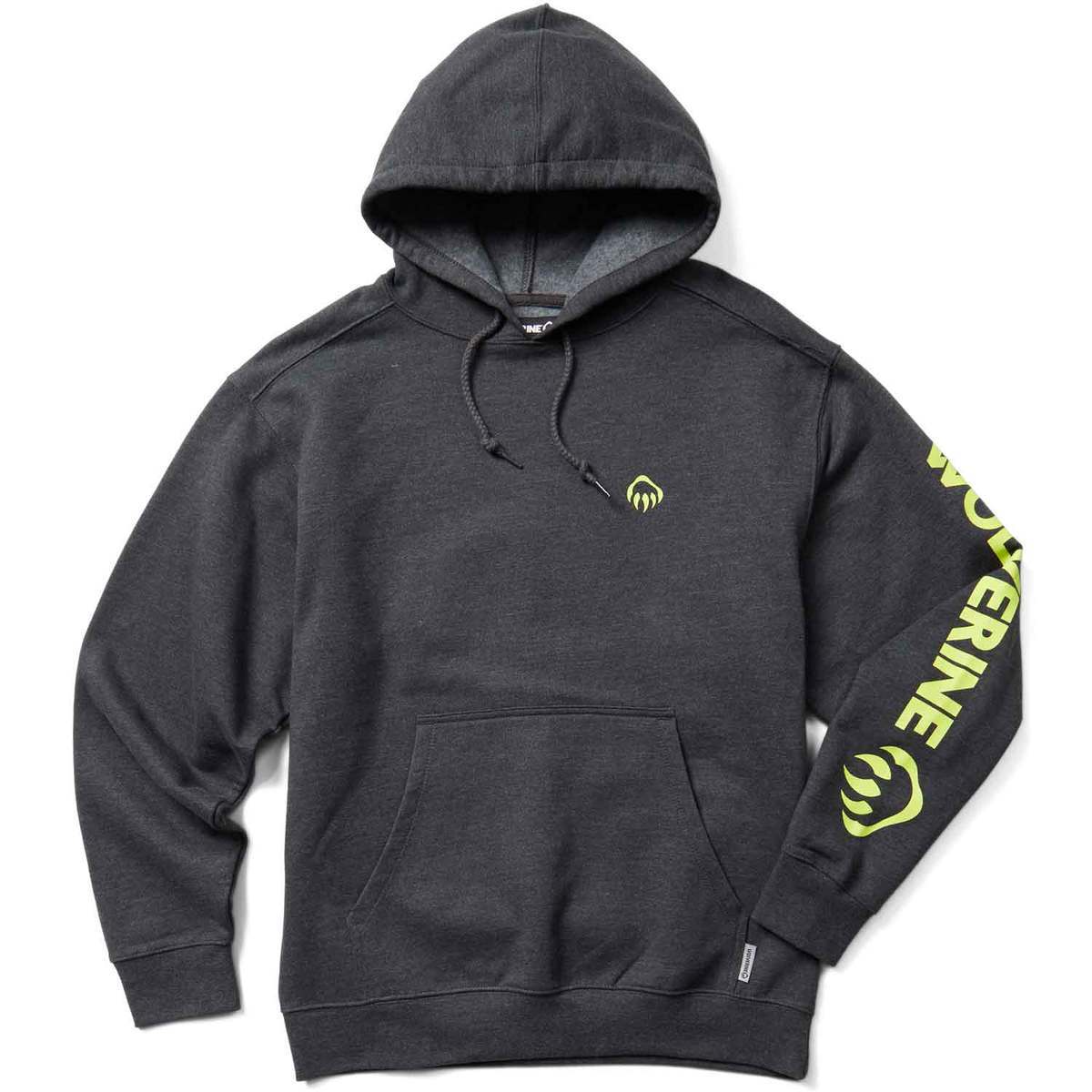 Wolverine Men's Graphic Sleeve Logo Work Hoodie Wolverine Men's Graphic Sleeve Logo Work Hoodie