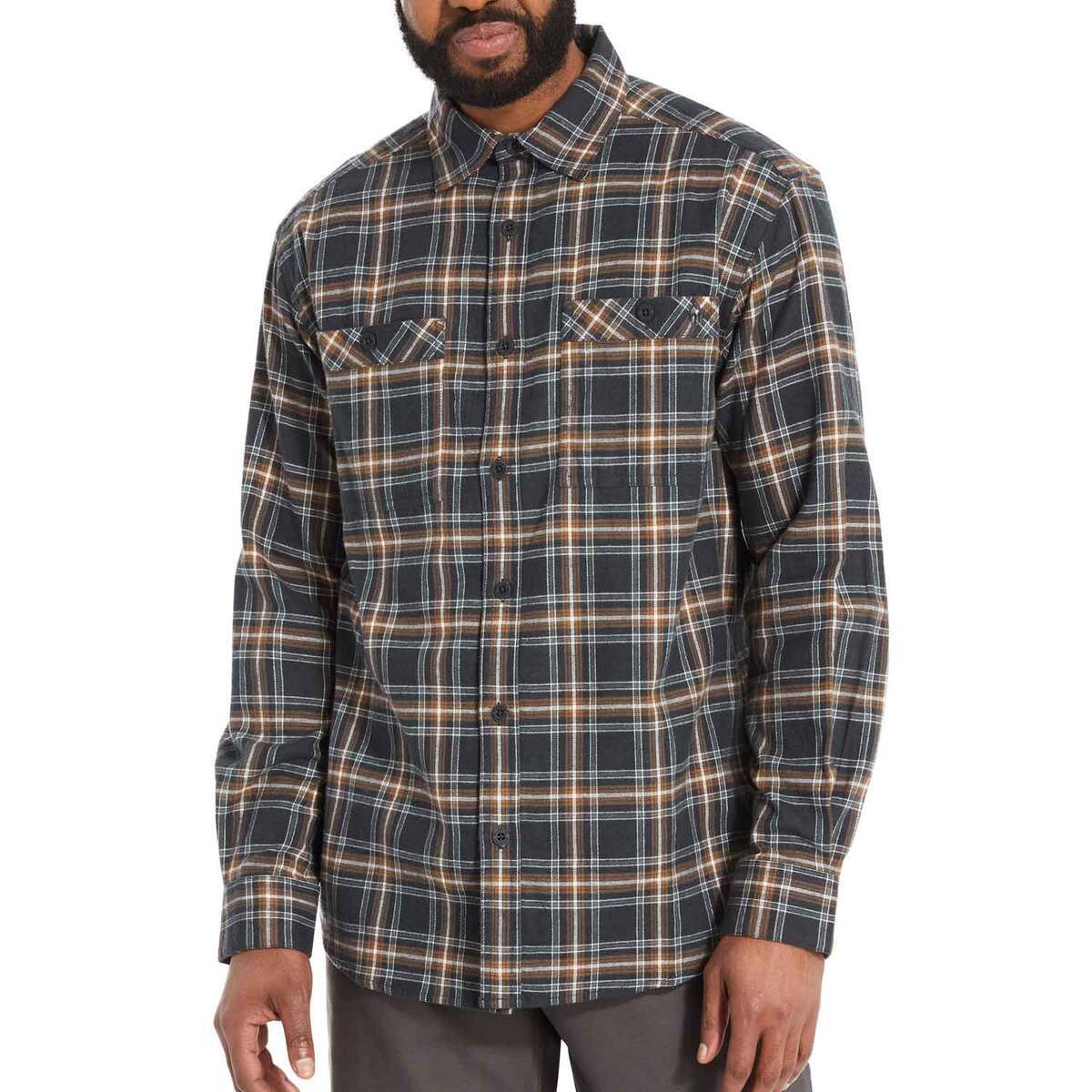Wolverine Men's Grayson Flannel Long Sleeve Shirt Wolverine Men's Grayson Flannel Long Sleeve Shirt