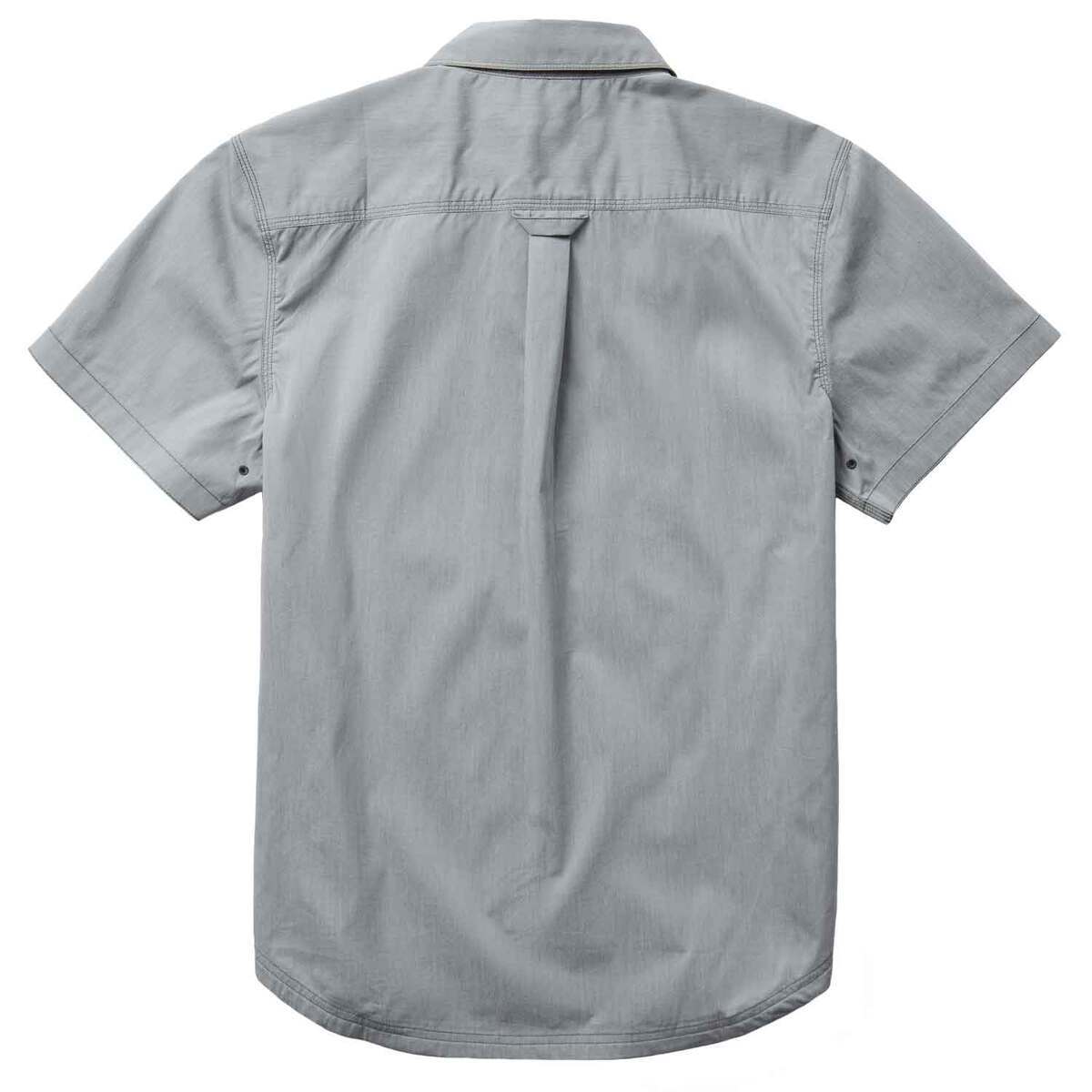 Wolverine Men's Greyson II Stretch Chambray Short Sleeve Work Shirt Wolverine Men's Greyson II Stretch Chambray Short Sleeve Work Shirt