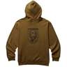Wolverine Men's Logo Graphic Casual Hoodie - Coyote - L - Coyote L
