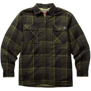 Wolverine Men's Marshall Sherpa Shirt Jacket - Uniform Plaid - L