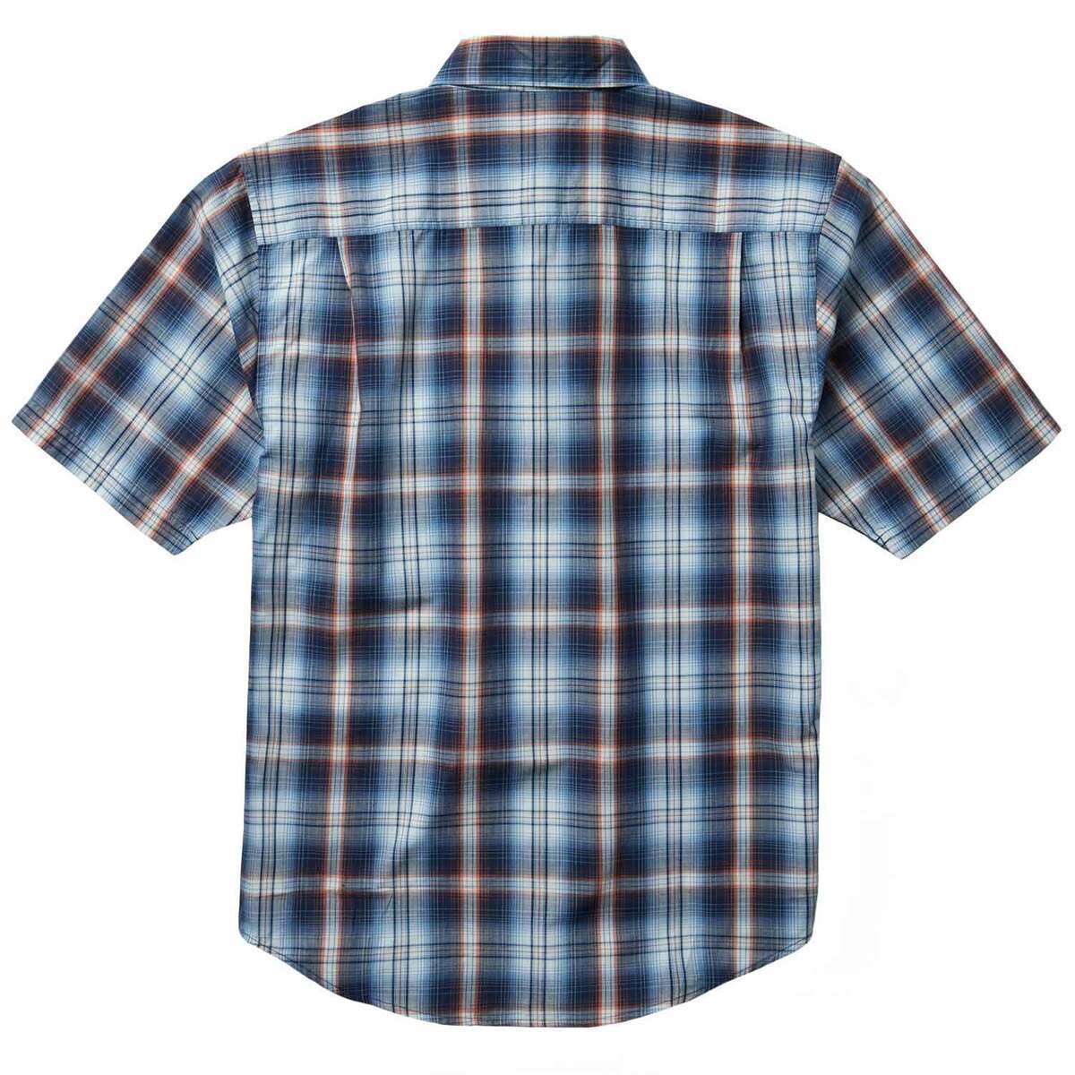 Wolverine Men's Mortar Plaid Short Sleeve Work Shirt Wolverine Men's Mortar Plaid Short Sleeve Work Shirt