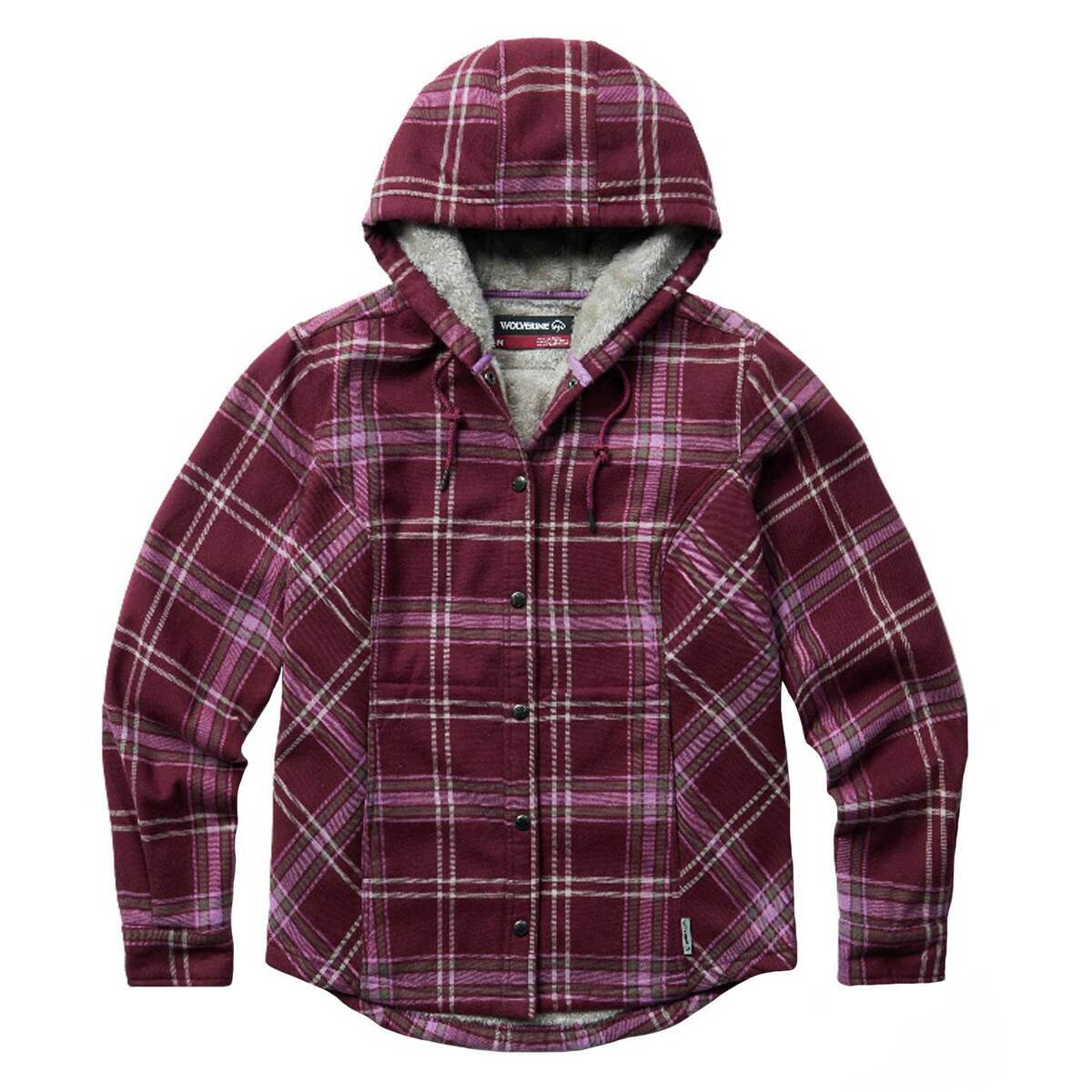 Wolverine Women's Cheyenne Bonded Sherpa Shirt Jacket Wolverine Women's Cheyenne Bonded Sherpa Shirt Jacket