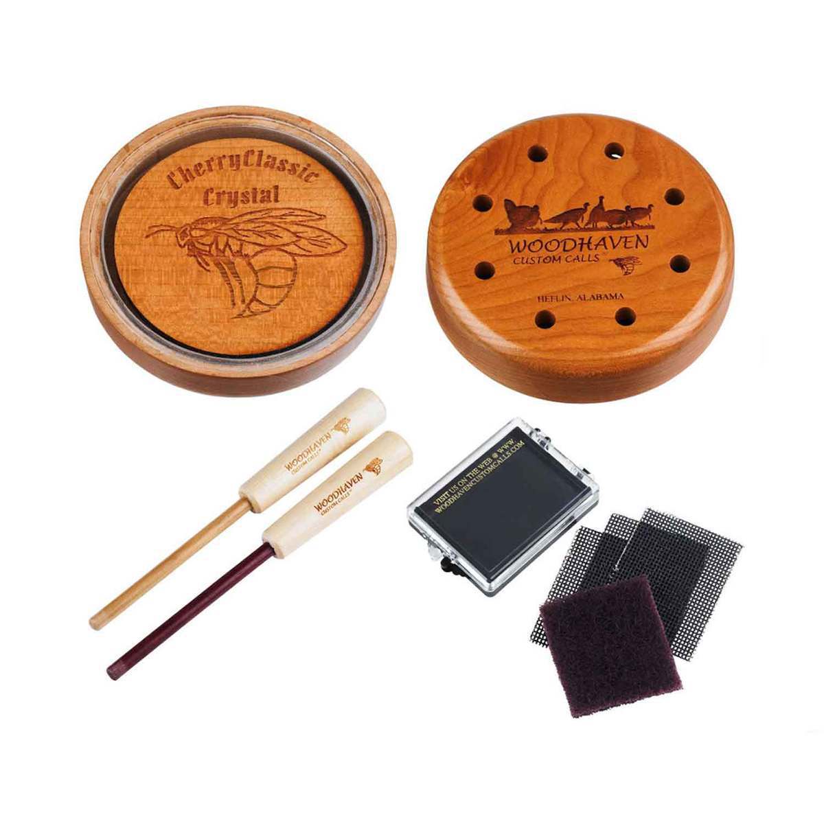 Woodhaven Calls The Cherry Classic Crystal Turkey Pot Call - Cherry Woodhaven Calls The Cherry Classic Crystal Turkey Pot Call - Cherry