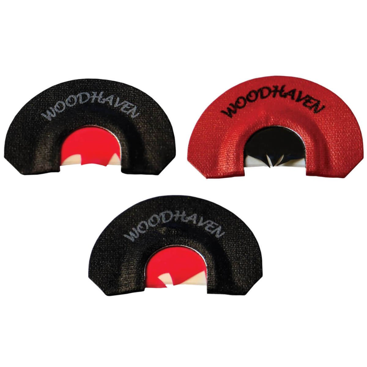 Woodhaven Elite Turkey Diaphragm Call - 3 Pack - Black/Red Woodhaven Elite Turkey Diaphragm Call - 3 Pack - Black/Red