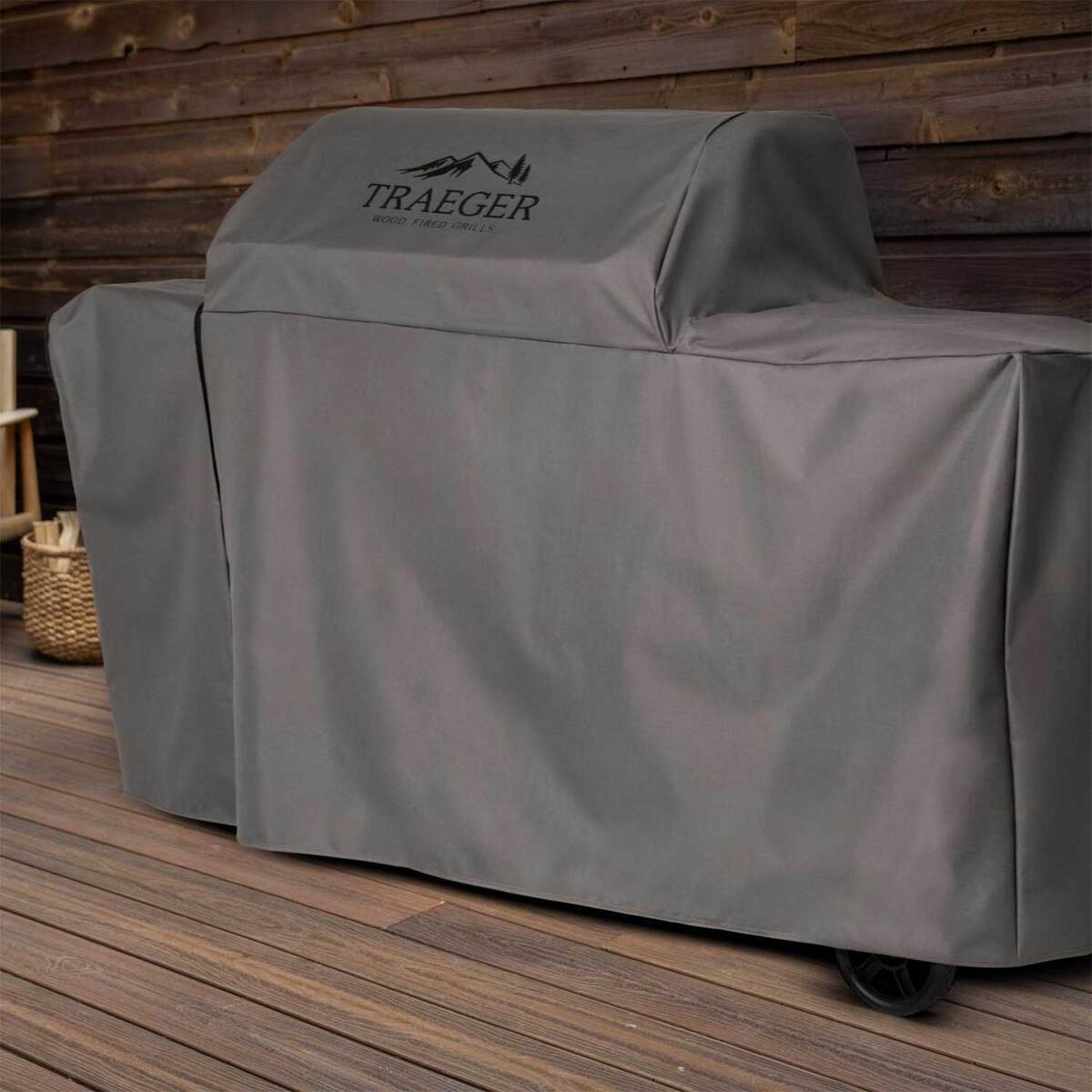 Traeger Woodridge Pro/Elite Full-Length Grill Cover - Gray - Gray Traeger Woodridge Pro/Elite Full-Length Grill Cover - Gray - Gray