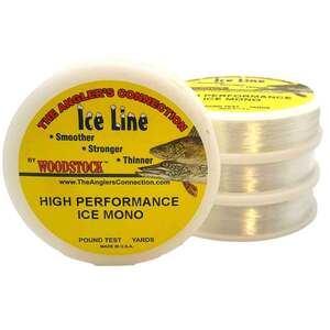 Woodstock Line Co High Performance Ice Mono Ice Fishing Line - Clear by Sportsman's Warehouse